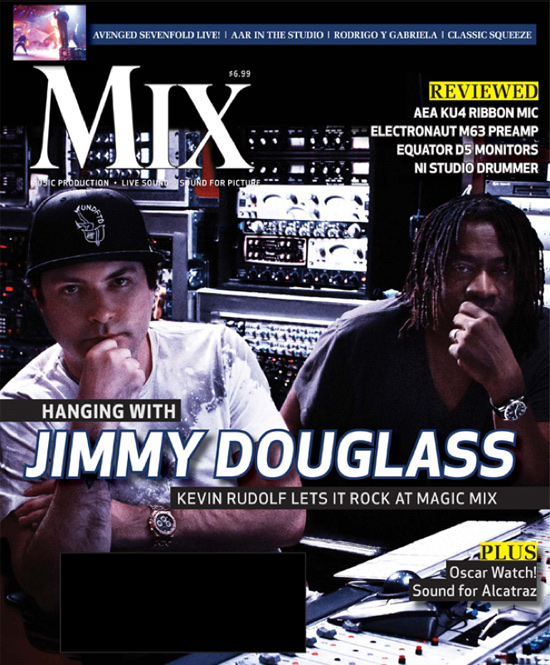 Mix Magazine featuring Jimmy Douglass