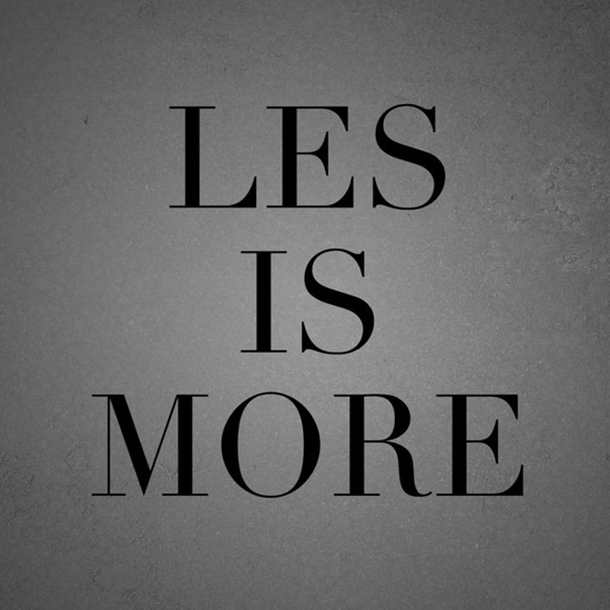 Les is More by Ryan Leslie
