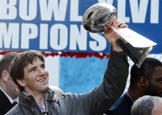 NY Giants QB Eli Manning